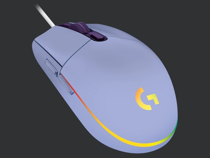 ロジクール G203 LIGHTSYNC Gaming Mouse G203-LC [ライラック