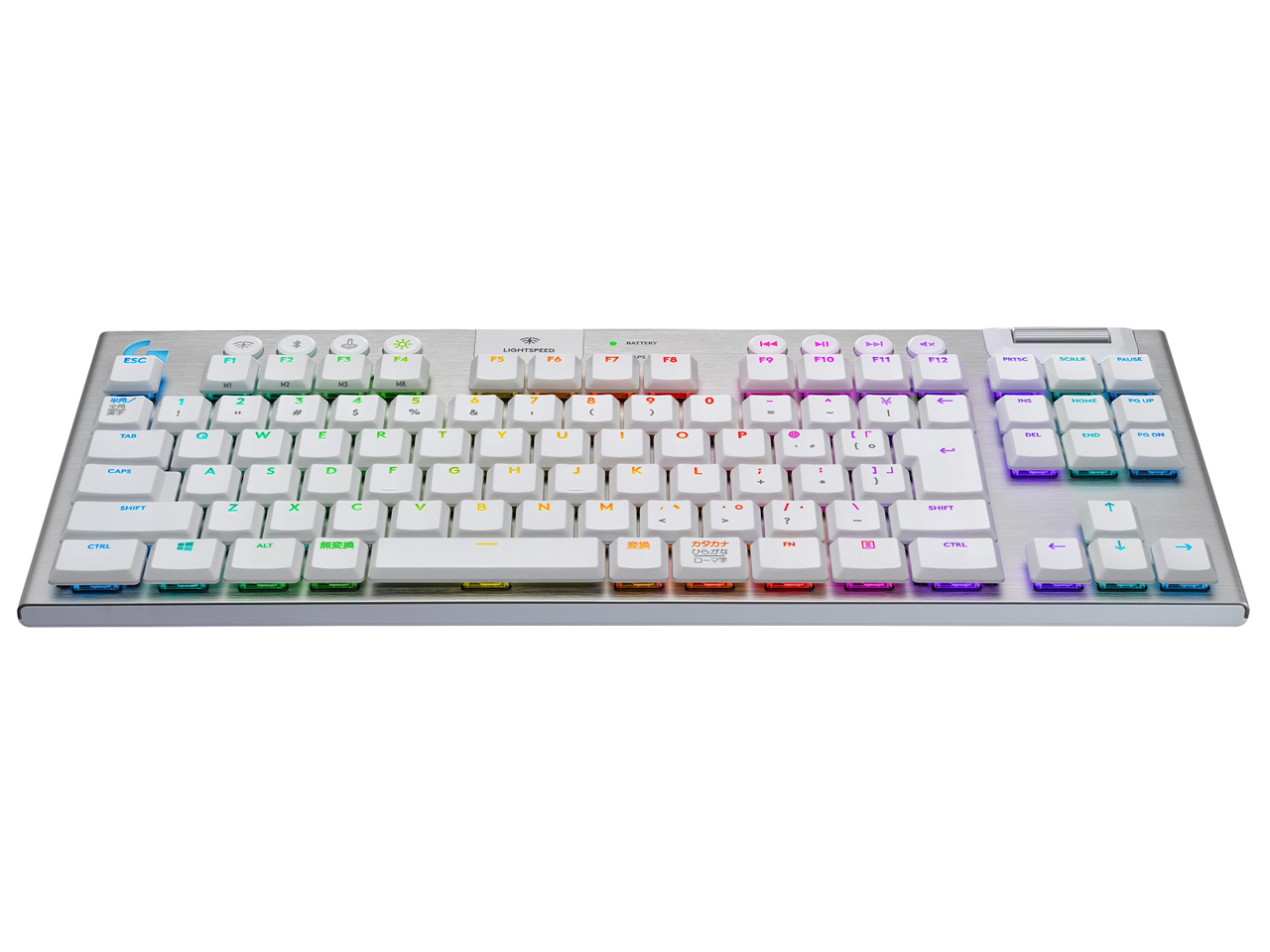 G913 TKL LIGHTSPEED Wireless RGB Mechanical Gaming Keyboard-Tactile G913-TKL-TCWH [�z���C�g]