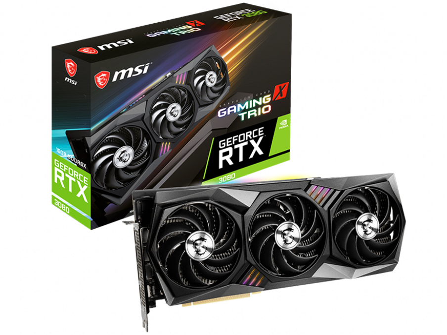GeForce RTX 3080 GAMING X TRIO 10G [PCIExp 10GB] の製品画像