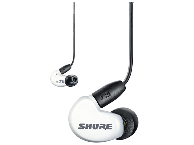 在庫処分セール SHURE AONIC 215 Special Edition SE215DYWH+UNI-A [ホワイト イヤホン