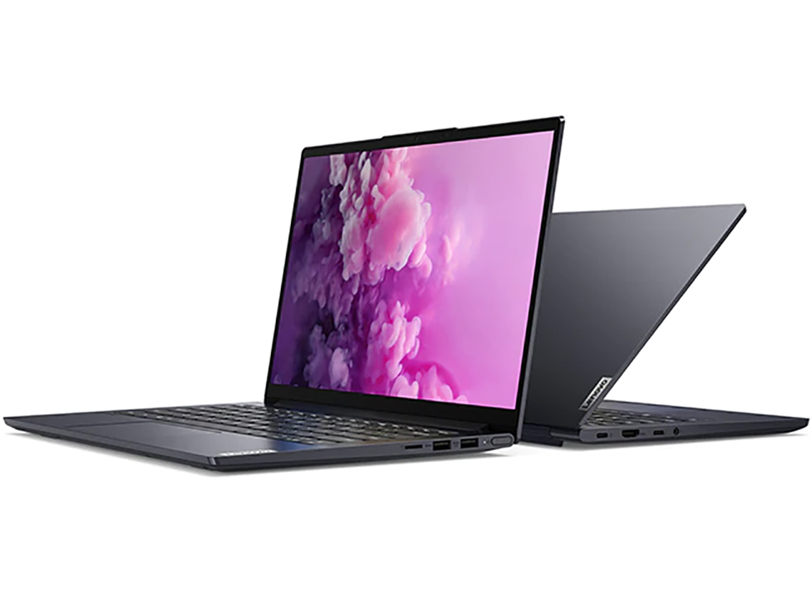 Lenovo Yoga Slim 750i Core i5�E8GB�������[�E512GB SSD�E14�^�t��HD�t������ �I�t�B�X�t�� 82A100GQJP �̐��i�摜