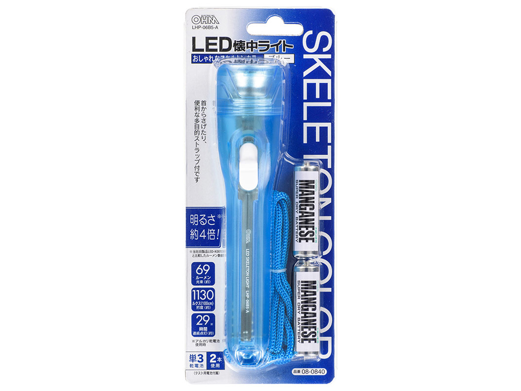 LED�������C�g LHP-06B5-A [�u���[]