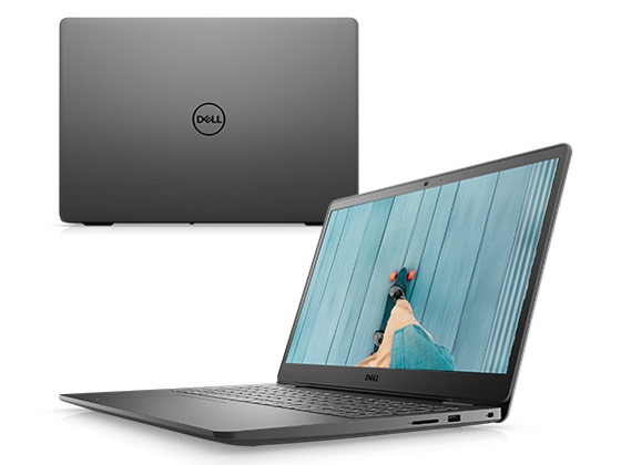 Inspiron 15 3000 AMD �X�^���_�[�h Ryzen 3 3250U�E8GB�������E256GB SSD�E�t��HD���ڃ��f�� [�A�N�Z���g�u���b�N] �̐��i�摜