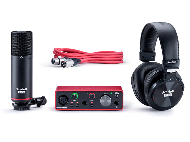 Scarlett Solo Studio Pack 3rd Gen �̐��i�摜