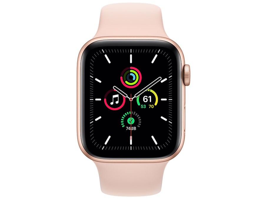 Apple Watch SE GPS���f�� 44mm MYDR2J/A [�s���N�T���h�X�|�[�c�o���h]