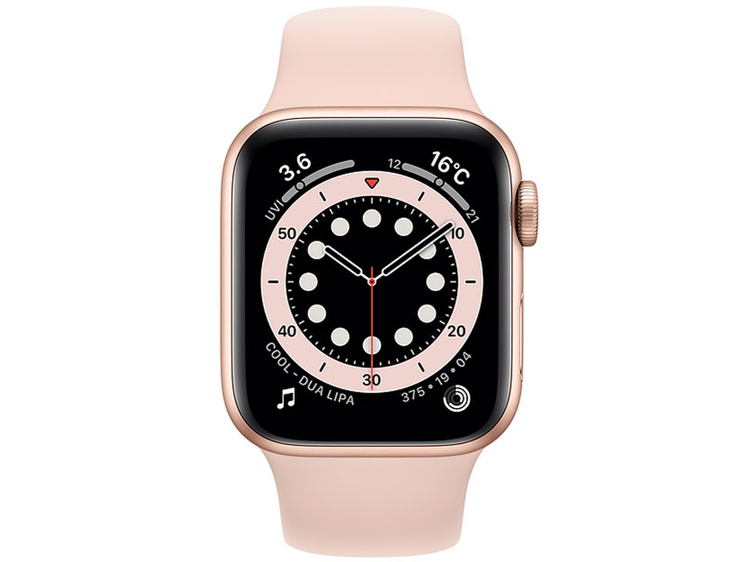 Apple Watch Series 6 GPS���f�� 40mm MG123J/A [�s���N�T���h�X�|�[�c�o���h]