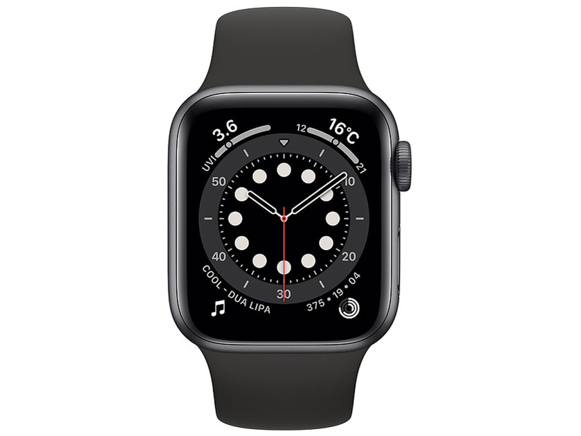 Apple Watch Series 6 GPS+Cellular���f�� 40mm M06P3J/A [�u���b�N�X�|�[�c�o���h]