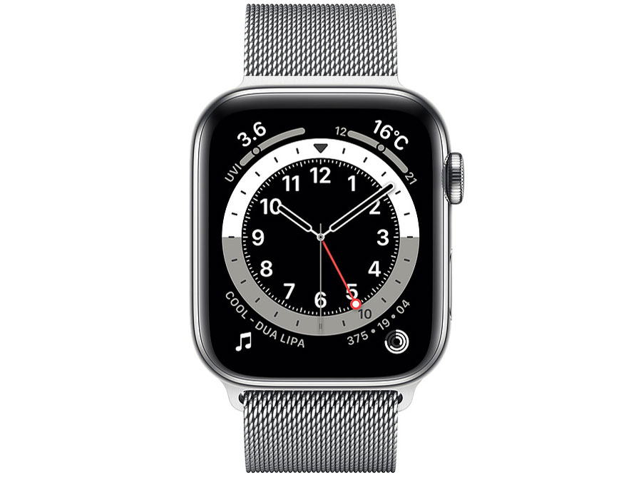 Apple Watch Series 6 GPS+Cellular���f�� 44mm M09E3J/A [�V���o�[�~���l�[�[���[�v]