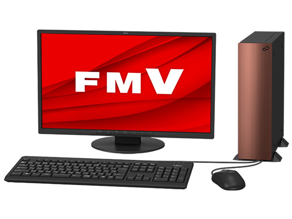 FMV ESPRIMO DH�V���[�Y WD2/E2 KC_WD2E2_A014 Core i5�E������8GB�EHDD 1TB�E21.5�^�t�����ڃ��f�� [���^���b�N�u���E��] �̐��i�摜
