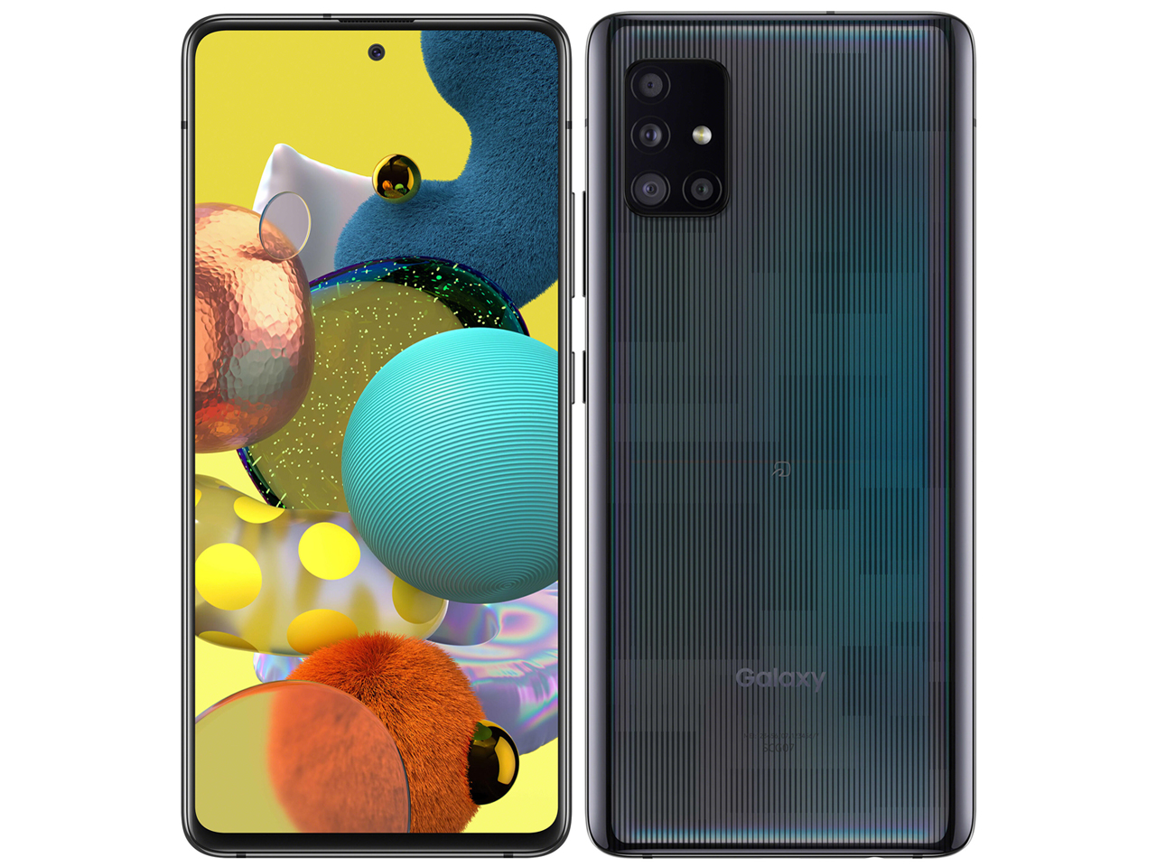 Galaxy A51 5G SCG07 au [�v���Y�� �u���b�N�X �u���b�N] �̐��i�摜