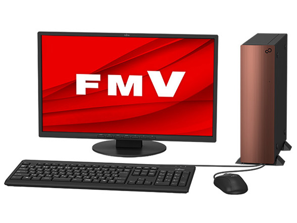 FMV ESPRIMO DH�V���[�Y WD2/E2 KC_WD2E2_A068 Core i7�E������32GB�ESSD 256GB+HDD 3TB�E21.5�^�t�����ڃ��f�� [���^���b�N�u���E��] �̐��i�摜
