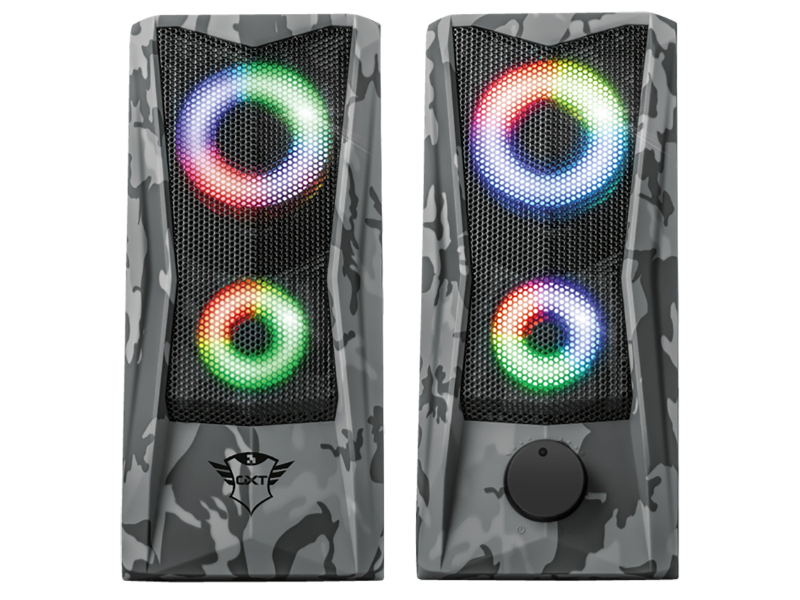 Trust Gaming GXT 606 Javv RGB Illuminated 2.0 Speaker Set 23379 �̐��i�摜