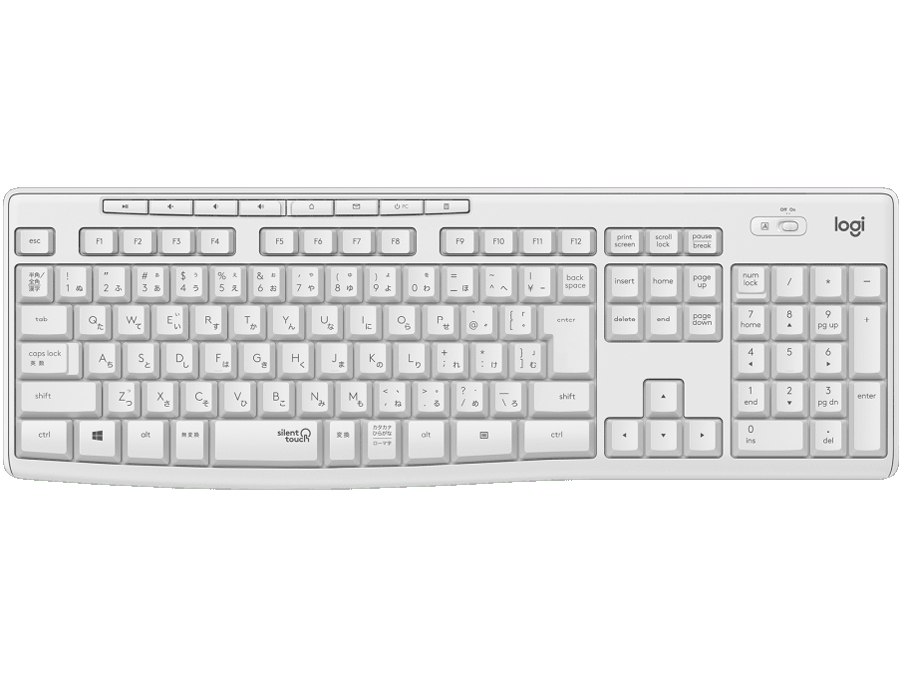 K295 Silent Wireless Keyboard K295OW [�I�t�z���C�g]