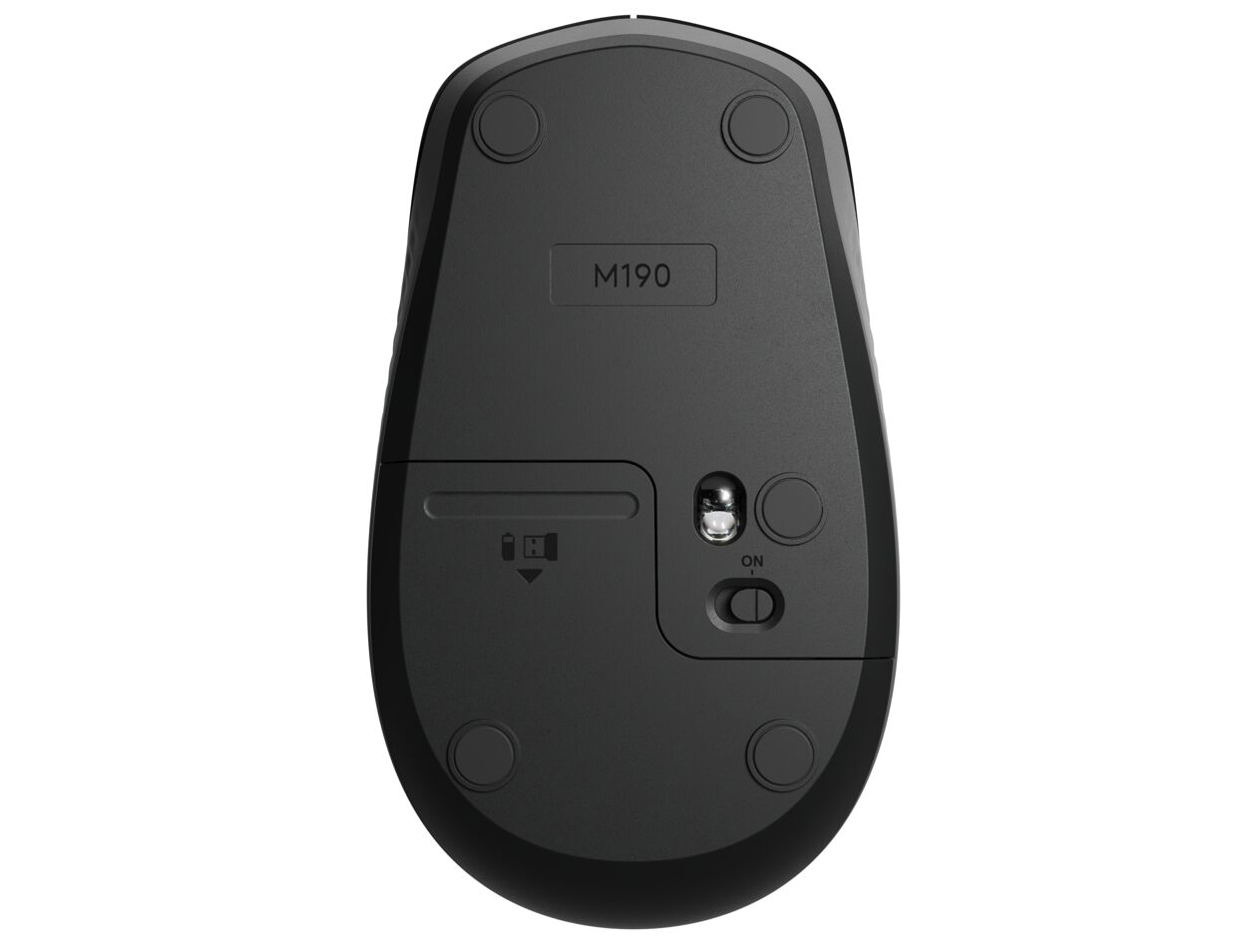 M190 Full-Size Wireless Mouse M190BK [�u���b�N]