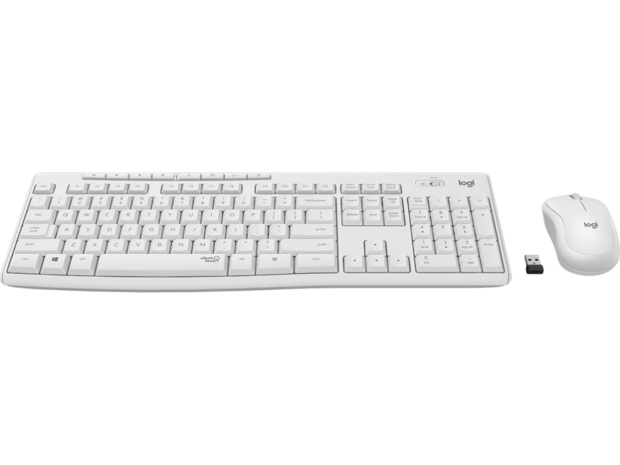 MK295 Silent Wireless Keyboard and Mouse Combo MK295OW [�I�t�z���C�g]