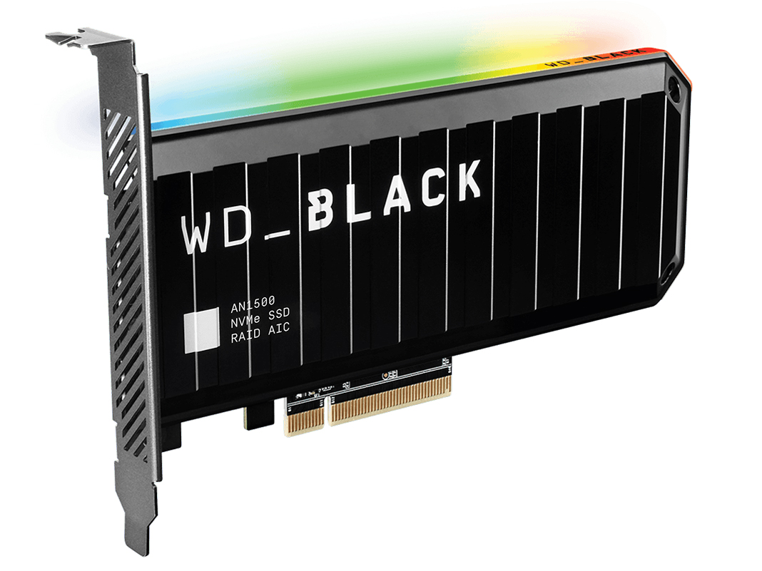 WD_Black AN1500 NVMe SSD Add-in-Card WDS400T1X0L-00AUJ0 �̐��i�摜
