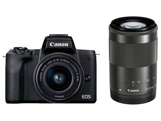 EOS Kiss M2 �_�u���Y�[���L�b�g [�u���b�N]