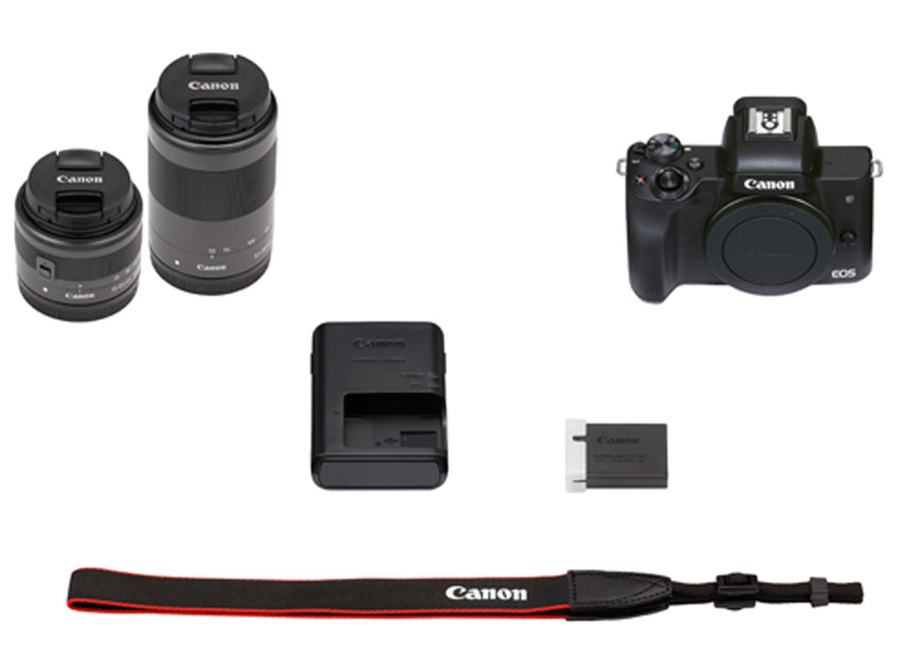 EOS Kiss M2 �_�u���Y�[���L�b�g [�u���b�N]