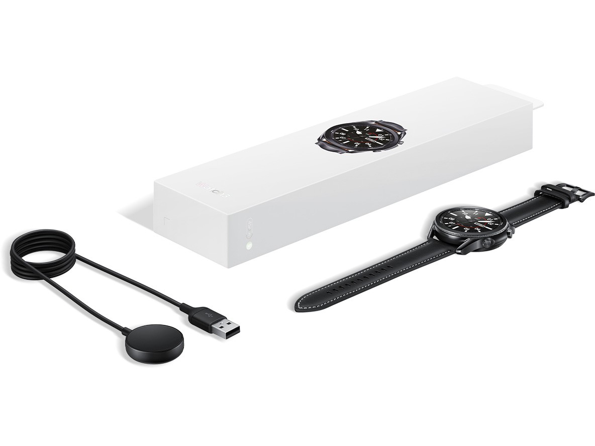 Galaxy Watch3 Stainless Steel 45mm SM-R840NZKAXJP [�~�X�e�B�b�N �u���b�N]