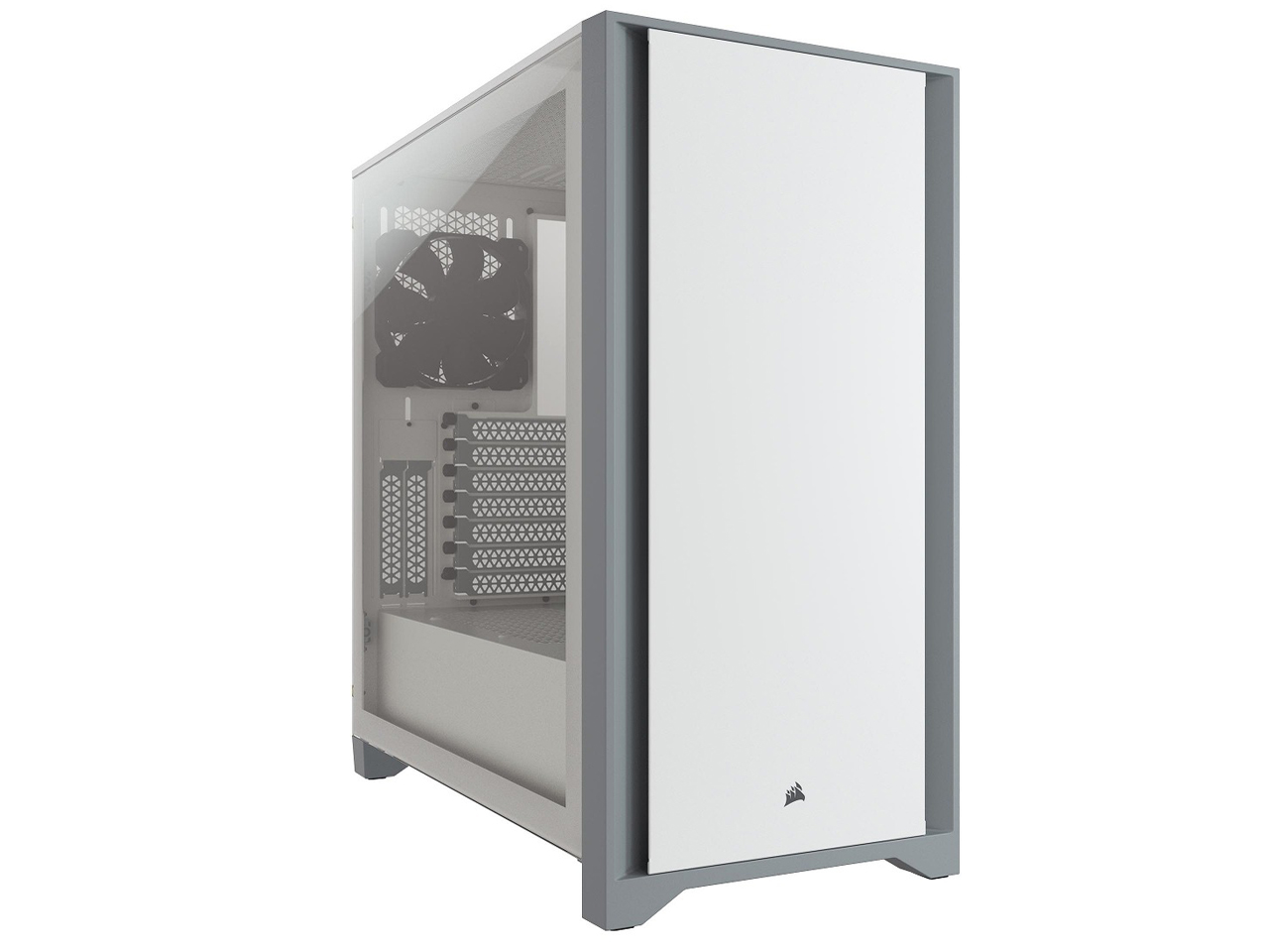 【PCケース】Corsair 4000D Tempered Glass ホワイト CORSAIR FRAME 4000D RS ARGB ATX Mid Tower PC Case White CC