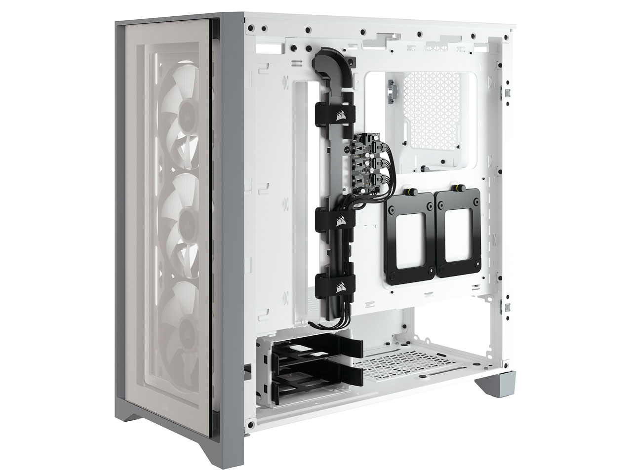 iCUE 4000X RGB Tempered Glass CC-9011205-WW [�z���C�g]