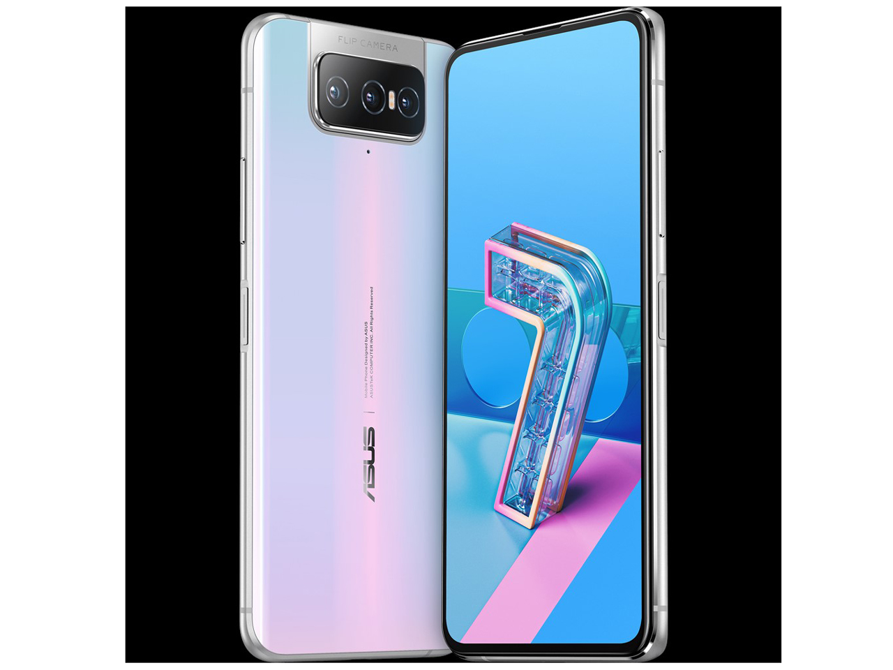 ZenFone 7 Pro SIM�t���[ [�p�X�e���z���C�g] �̐��i�摜