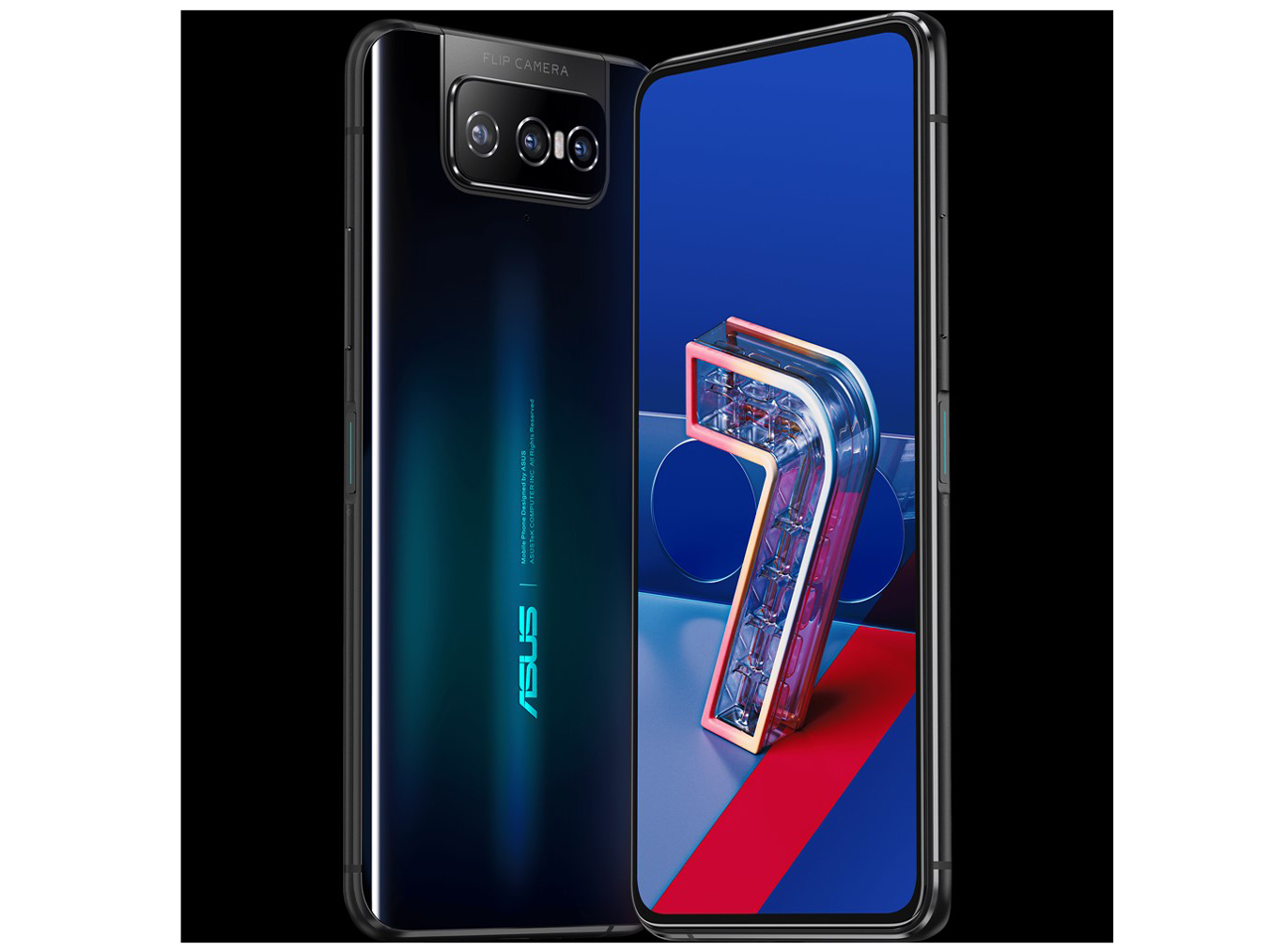 ZenFone 7 Pro SIM�t���[ [�I�[�����u���b�N] �̐��i�摜