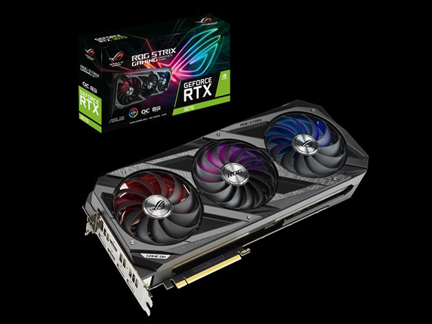 ROG-STRIX-RTX3070-O8G-GAMING [PCIExp 8GB] �̐��i�摜