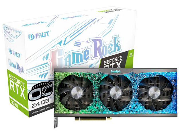 NED3090H19SB-1021G (GeForce RTX 3090 GameRock OC 24GB) [PCIExp 24GB] �h�X�p��Web���胂�f�� �̐��i�摜