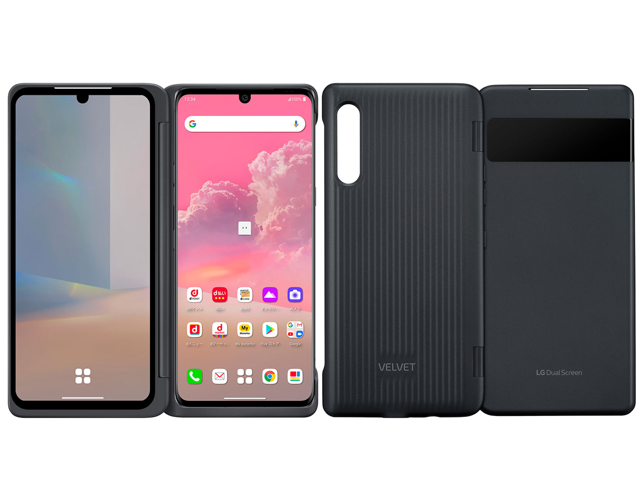 LG VELVET �f���A���X�N���[���t L-52A docomo [�I�[�����O���[] �̐��i�摜