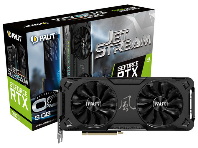 NE63070T19P2-1040J (GeForce RTX 3070 JetStream OC 8GB) [PCIExp 8GB] �h�X�p��Web���胂�f�� �̐��i�摜