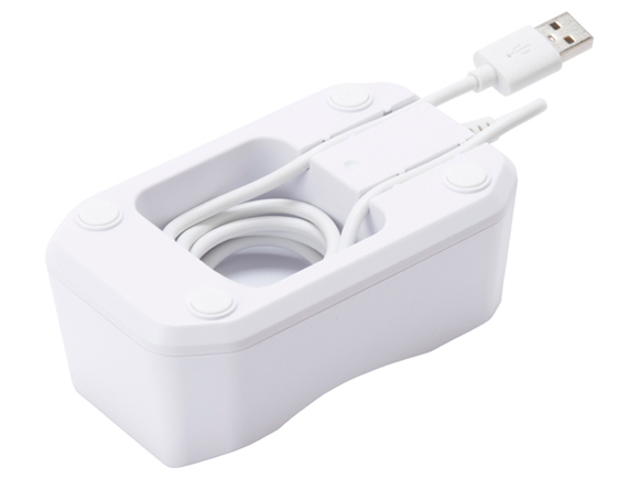 CYBER�E�u�������ŏ[�d�ł���R���g���[���[�X�^���h(PS5�p) CY-P5OCCS-WH [�z���C�g]