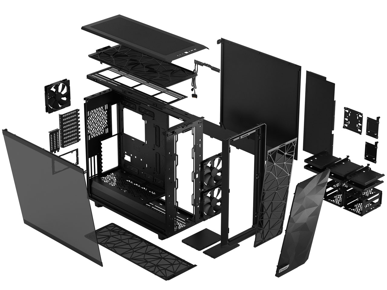 Meshify 2 XL TG FD-C-MES2X-02 [�u���b�N/���C�g]