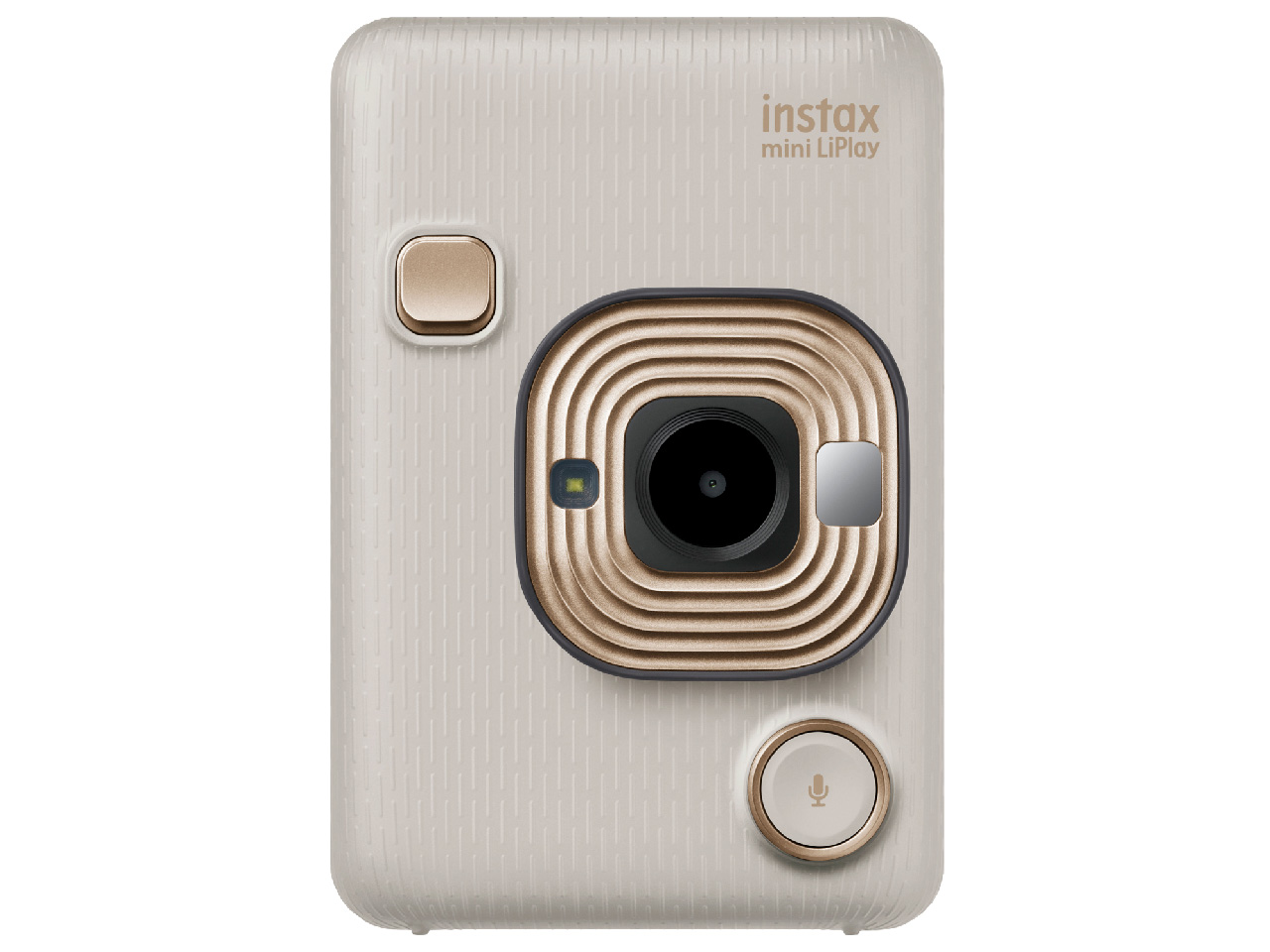 instax mini LiPlay �`�F�L BEIGE GOLD �M�t�gBOX �̐��i�摜