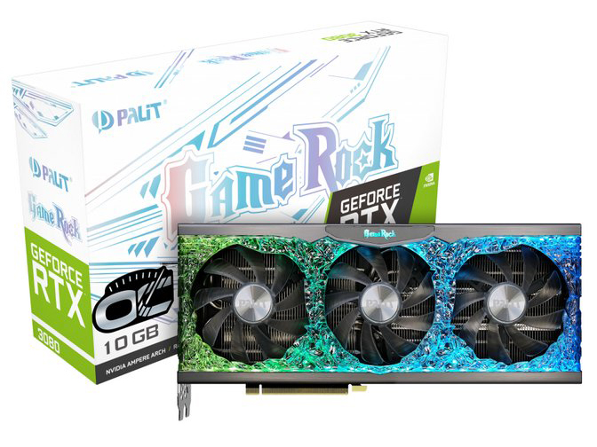 NED3080H19IA-1020G-V2 (GeForce RTX 3080 GameRock OC 10GB) [PCIExp 10GB] �h�X�p��Web���胂�f�� �̐��i�摜