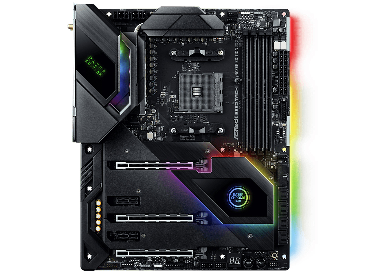 B550 Taichi Razer Edition �̐��i�摜