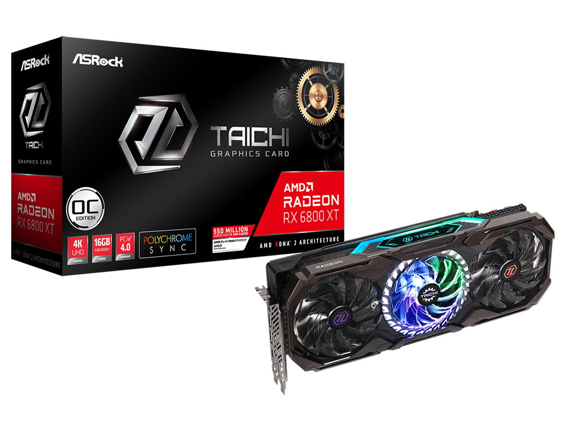 Radeon RX 6800 XT Taichi X 16G OC [PCIExp 16GB] �̐��i�摜