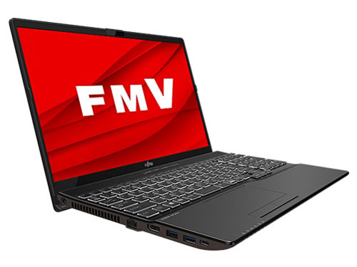 FMV LIFEBOOK AH�V���[�Y WA3/E3 KC_WA3E3_A095 Core i7�E������16GB�ESSD 512GB+HDD 1TB�EBlu-ray���ڃ��f�� [�u���C�g�u���b�N] �̐��i�摜