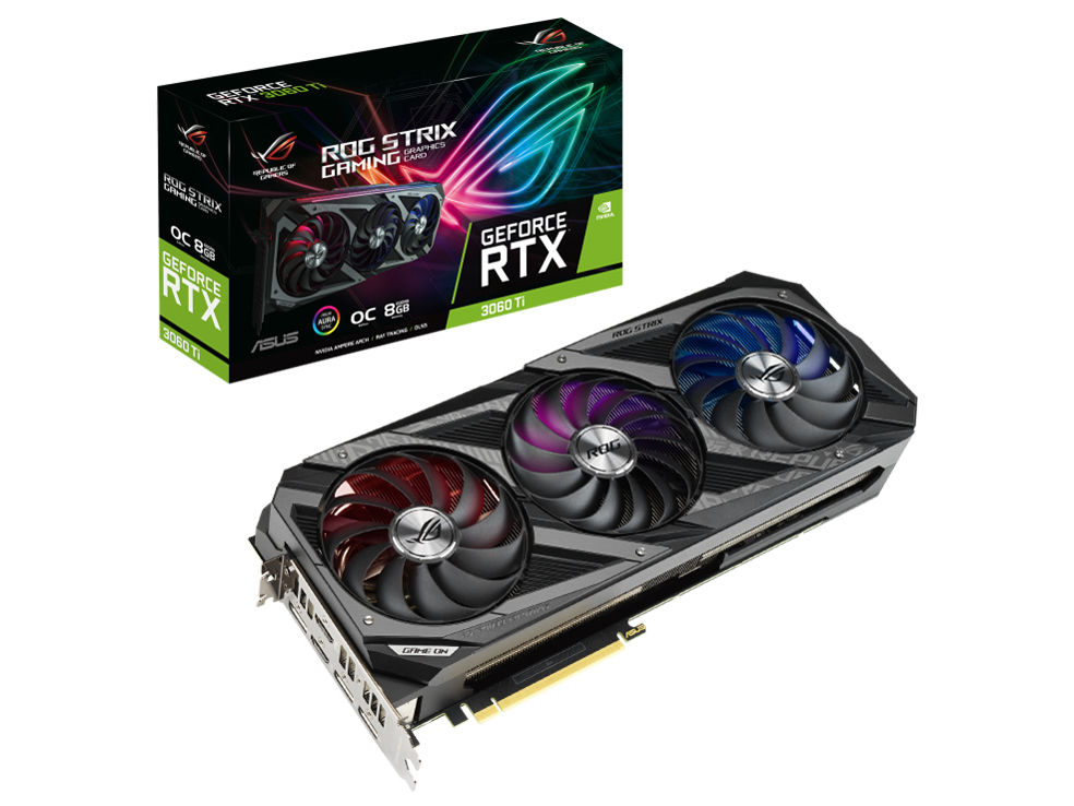ROG-STRIX-RTX3060TI-O8G-GAMING [PCIExp 8GB] �̐��i�摜