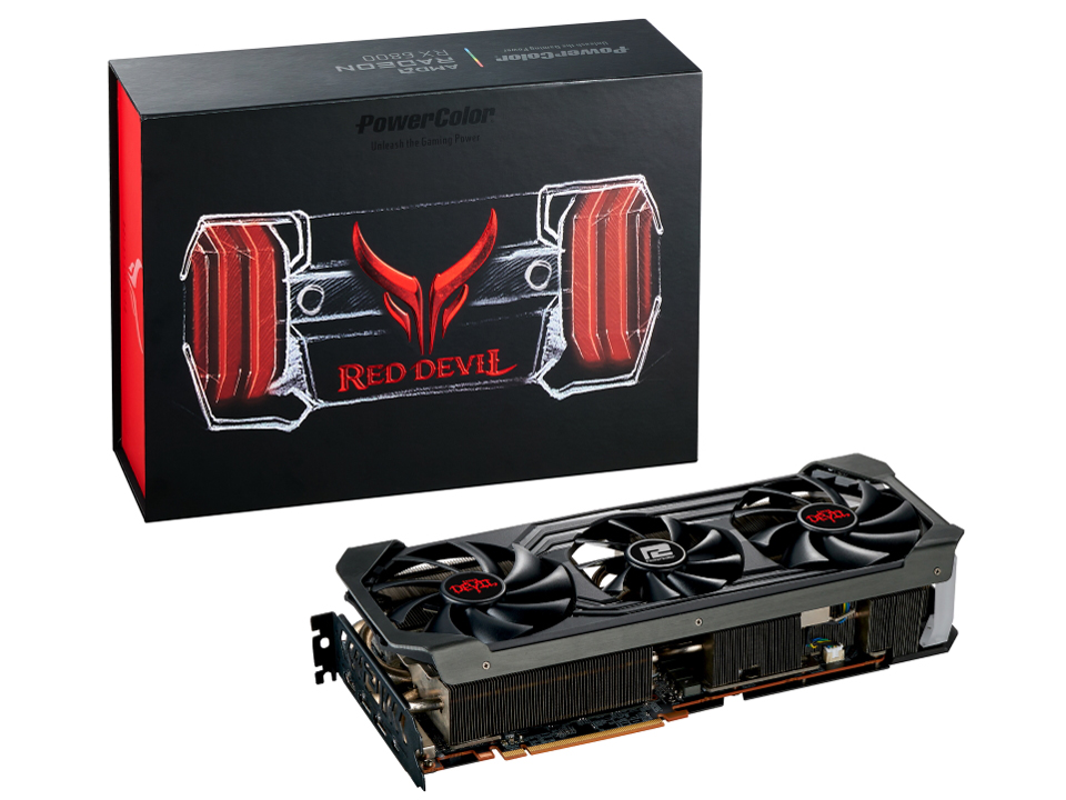PowerColor Red Devil AMD Radeon RX 6800 16GB GDDR6 Limited Edition AXRX 6800 16GBD6-2DHCE/OC [PCIExp 16GB] �̐��i�摜