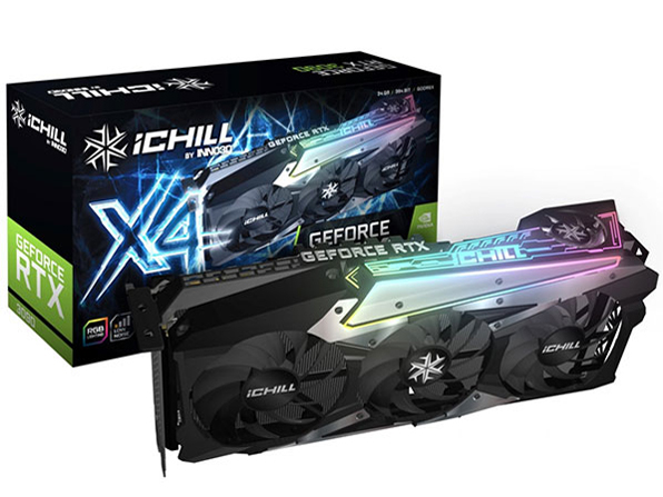 GeForce RTX 3090 ICHILL X4 C30904-246XX-1880VA36 [PCIExp 24GB] �̐��i�摜
