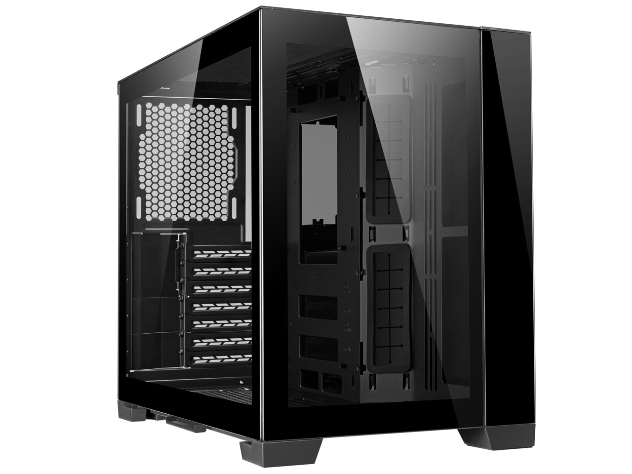 グラボ縦置きO11 DYNAMIC MINI SNOW EDITION Lian-Li O11 Dynamic Mini Snow Edition PC Computer ATX Case