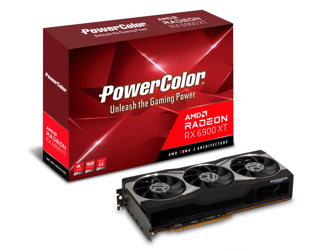 PowerColor Radeon RX 6900 XT AXRX 6900XT 16GBD6-M2DHC [PCIExp 16GB] �̐��i�摜