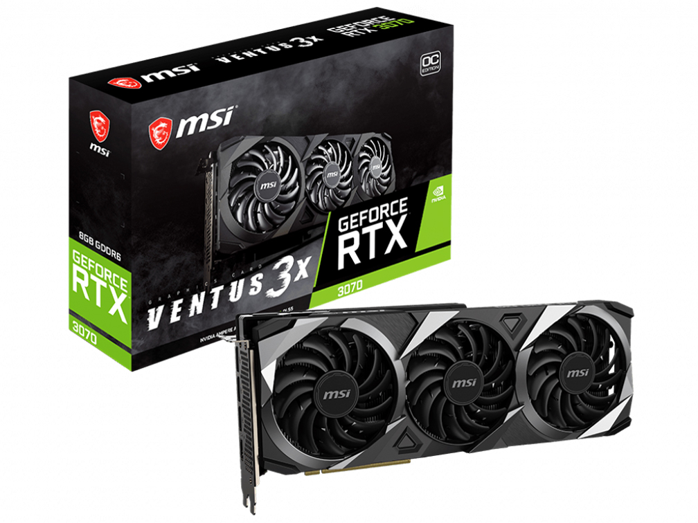 GeForce RTX 3070 VENTUS 3X OC [PCIExp 8GB] �̐��i�摜