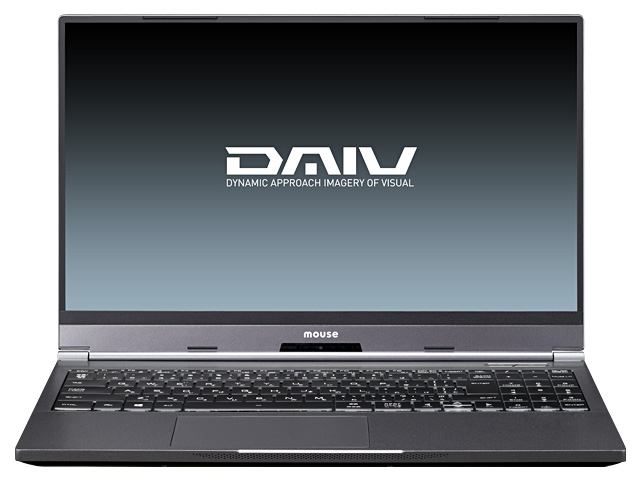 DAIV 5N-KK ���i.com���� Core i7 10870H/GeForce RTX 2060/16GB������/512GB NVMe SSD/15.6�^�t��HD�t�����ڃ��f�� �̐��i�摜