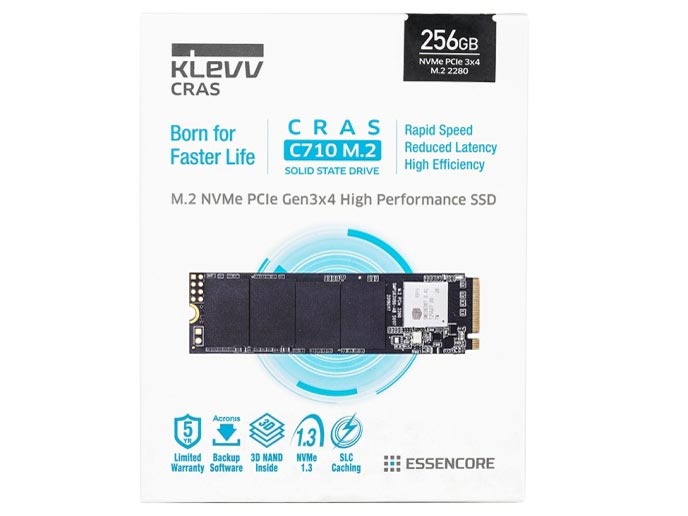 KLEVV CRAS C710 K256GM2SP0-C71 �̐��i�摜