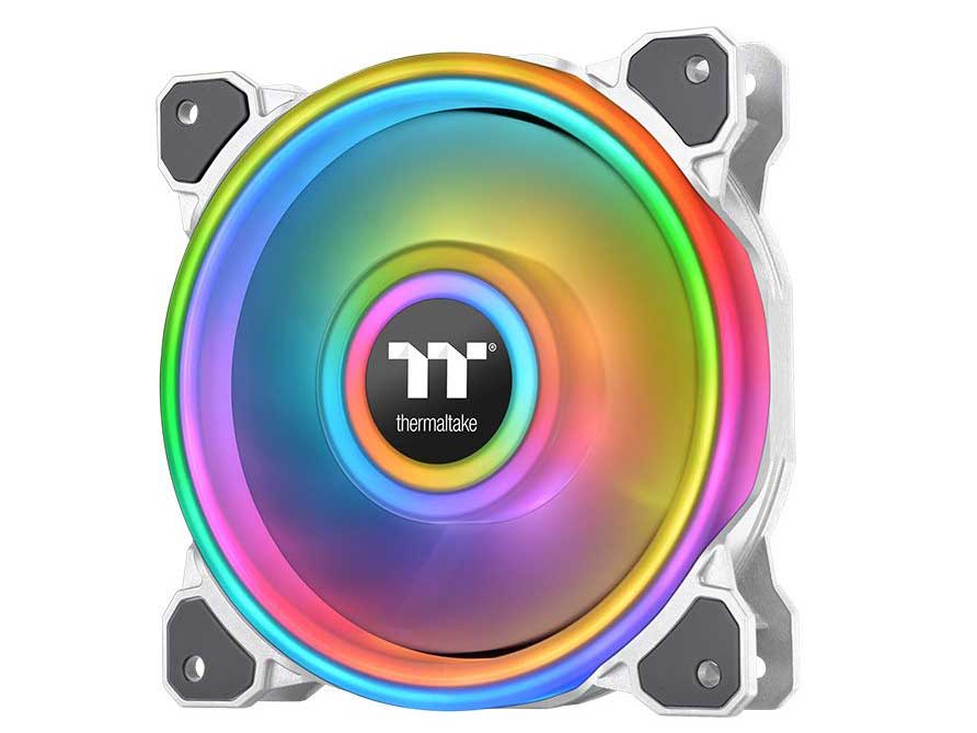 Riing Quad PLUS 14 RGB Single Pack CL-F101-PL14SW-C [�z���C�g] �̐��i�摜