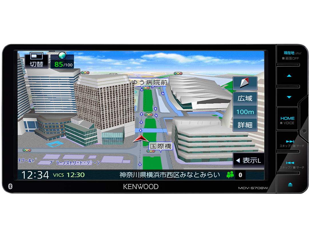 彩速ナビ MDV-S708W の製品画像