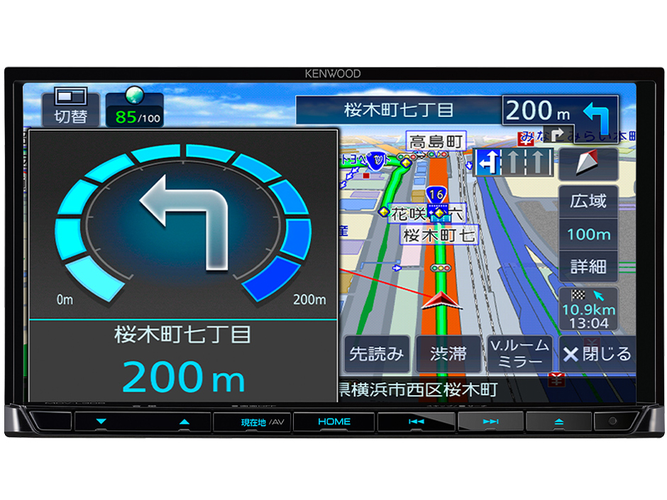 Yahoo!オークション - 2022年製 MDV-D308BT ケンウッド 彩速ナビ