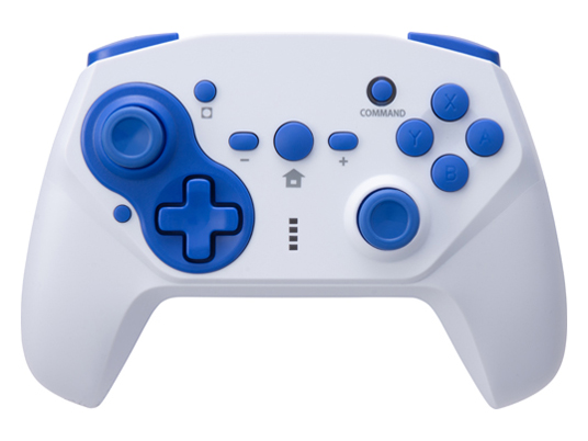 CYBER�E�W���C���R���g���[���[ PRO �����^�C�v (SWITCH�p) CY-NSGPWL-WHBL [�z���C�g×�u���[] �̐��i�摜